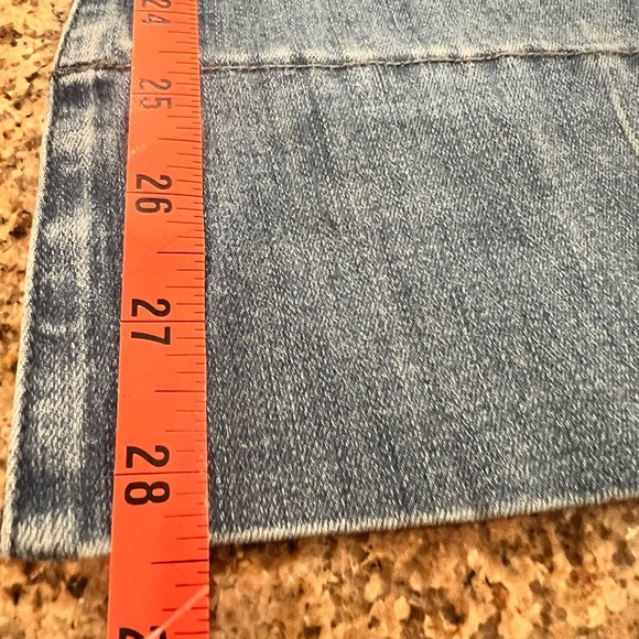 COMMENSE Washed Slim Draped Denim Pants
COLOR - Blue Size Small NWT Flared - Picture 6 of 11